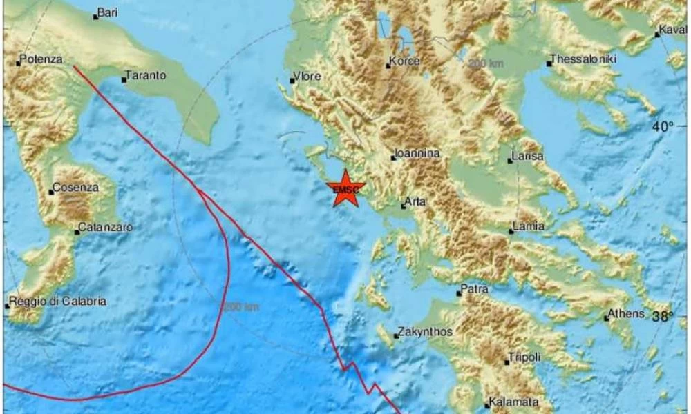 Σεισμός τώρα 4,5 Ρίχτερ κοντά στην Κέρκυρα